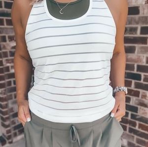 Zyia Active White Havana Tank